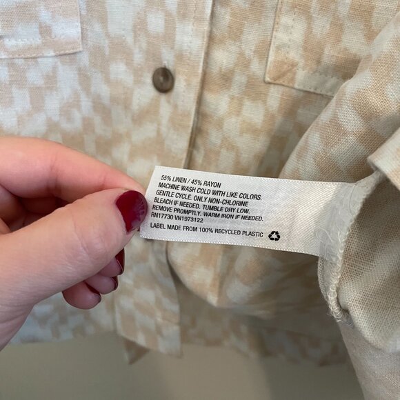 Universal Thread Linen Camp Shirt - Picture 3 of 7